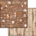 Набор бумаги для скрапбукинга Stamperia SBBL145 "COFFEE AND CHOCOLATE, фоны", 30,5х30,5 см